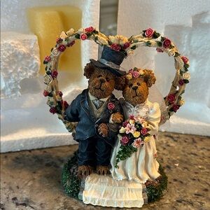 Boyd's Bears Wedding Bears Figurine, NEW